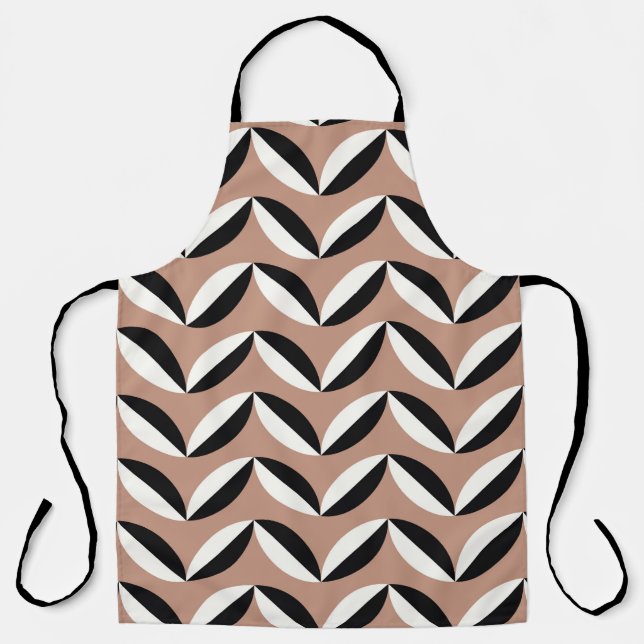 Seamless abstract retro geometric pattern apron (Front)