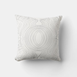 Seamless abstract symmetrical linear pattern cushion