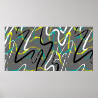 Seamless abstract urban backdrop with grunge wave 