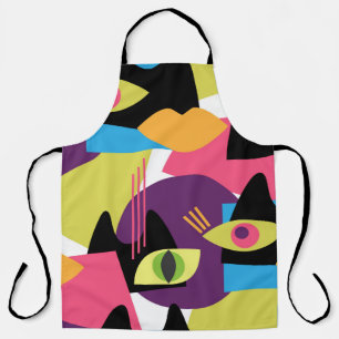Seamless abstract Vintage pattern with abstract sh Apron