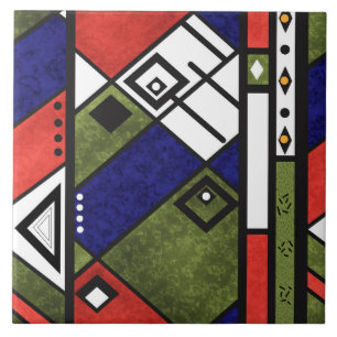 Seamless african ethno traditional texture pattern ceramic tile