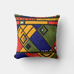 Seamless african ethno traditional texture pattern cushion