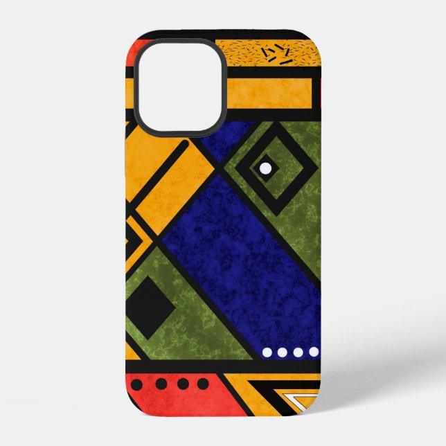 Seamless african ethno traditional texture pattern iPhone case (Back)
