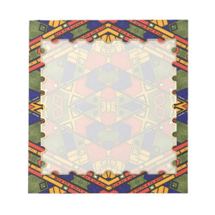 Seamless african ethno traditional texture pattern notepad
