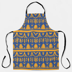 Seamless african pattern apron