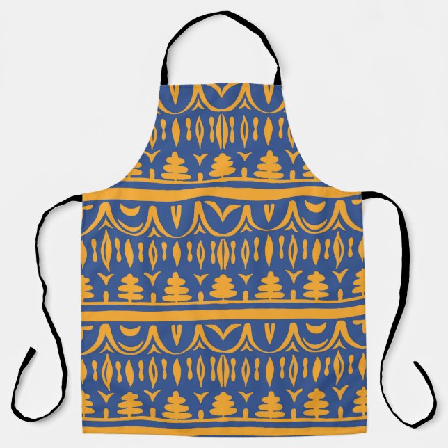 Seamless african pattern apron (Front)