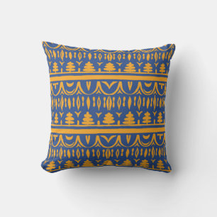 Seamless african pattern cushion