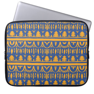 Seamless african pattern laptop sleeve