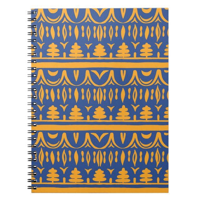Seamless african pattern notebook (Front)