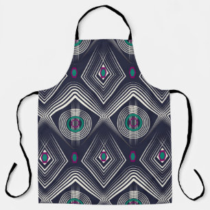Seamless antique pattern ornament. Geometric styli Apron