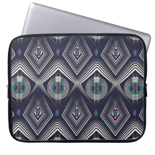 Seamless antique pattern ornament. Geometric styli Laptop Sleeve