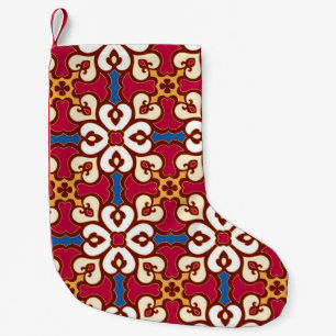 Seamless arabic pattern - based on ottoman traditi small christmas stocking