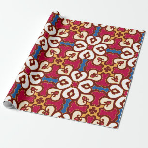 Seamless arabic pattern - based on ottoman traditi wrapping paper