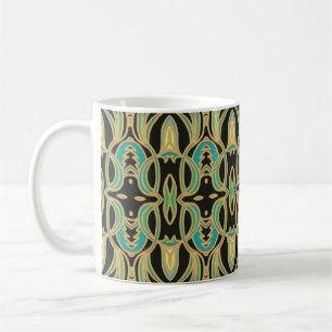 Seamless art ornament in Art Nouveau style Coffee Mug