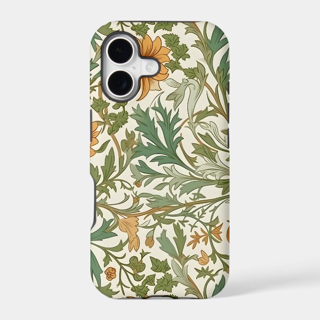 Seamless Arts and Crafts style repeating pattern (Back)