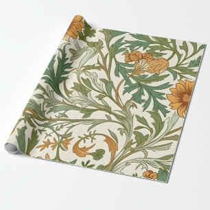 Seamless Arts and Crafts style repeating pattern Wrapping Paper