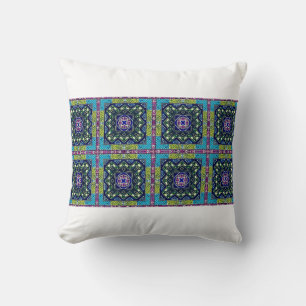 Seamless Aztec Pattern. Ikat Chevron Cloth. Repeat Cushion