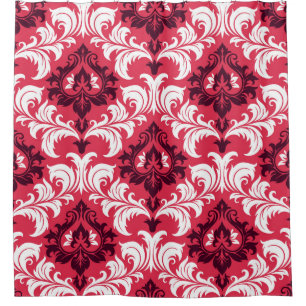 Seamless background from a floral ornament, Fashio Shower Curtain