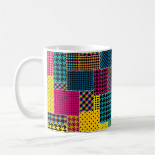 Seamless background pattern. Geometric patchwork p Coffee Mug