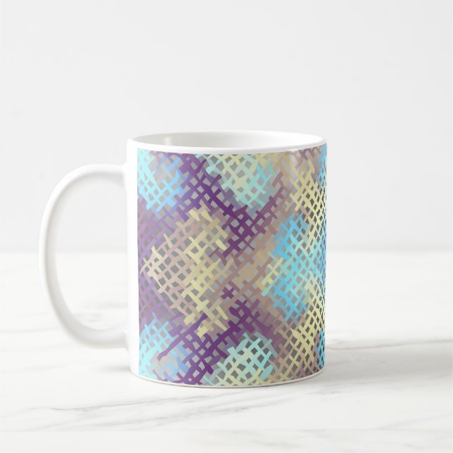 Seamless background pattern. Imitation of a textur Coffee Mug (Left)