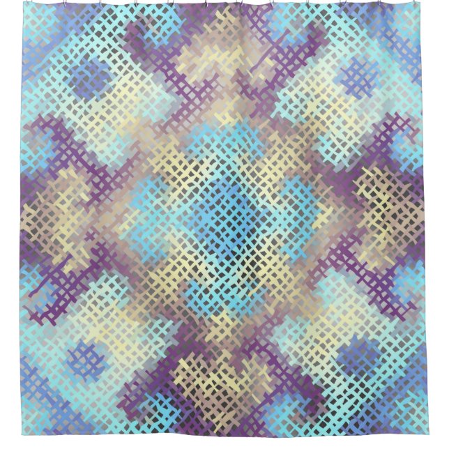 Seamless background pattern. Imitation of a textur Shower Curtain (Front)