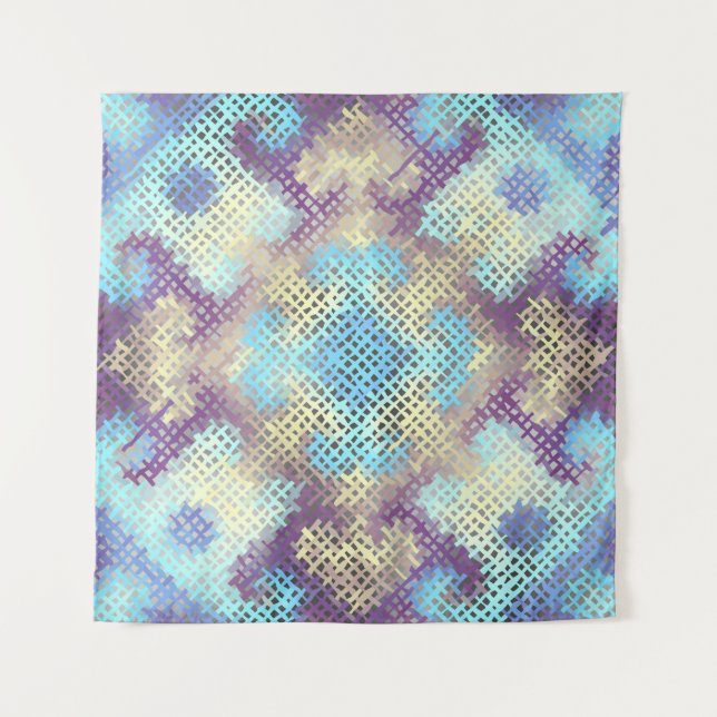 Seamless background pattern. Imitation of a textur Tapestry (Front)