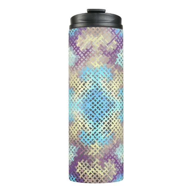 Seamless background pattern. Imitation of a textur Thermal Tumbler (Front)