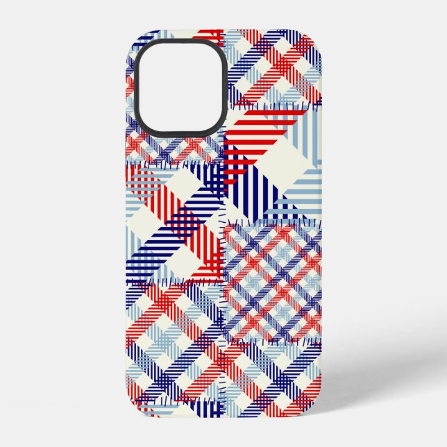 Seamless background pattern. Patchwork pattern of  iPhone Case (Back)
