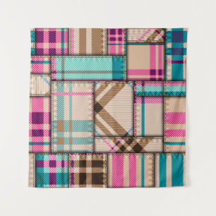 Seamless background pattern. Patchwork pattern wit Tapestry