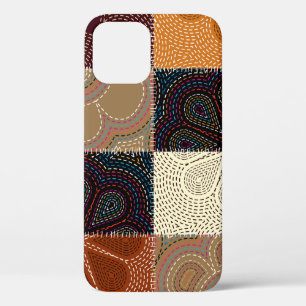 Seamless background pattern. Will tile endlessly. iPhone 12 Case