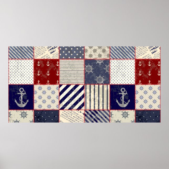 Seamless background pattern. Will tile endlessly.  Poster (Front)