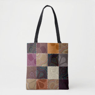 Seamless background pattern. Will tile endlessly. Tote Bag
