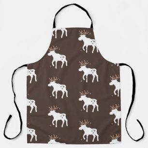 Seamless background patterns in Scandinavian style Apron