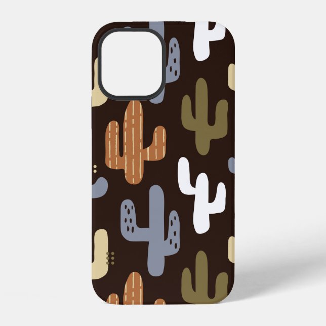 seamless background patterns in Scandinavian style iPhone Case (Back)