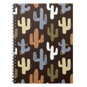 seamless background patterns in Scandinavian style Notebook