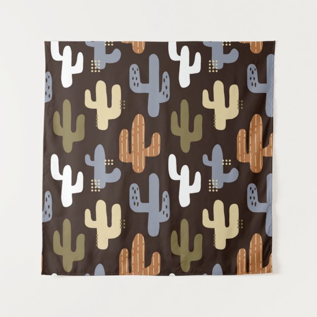 seamless background patterns in Scandinavian style Tapestry (Front)