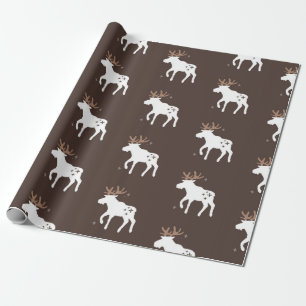 Seamless background patterns in Scandinavian style Wrapping Paper