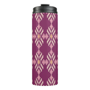 Seamless background southeast Asian retro aborigin Thermal Tumbler