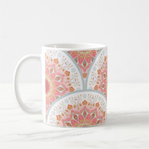 Seamless background with a round ornament. Orienta Coffee Mug