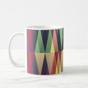 Seamless background with many trianglesstreet,art, coffee mug