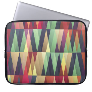 Seamless background with many trianglesstreet,art, laptop sleeve