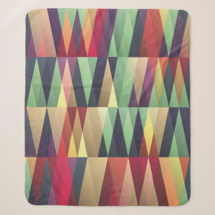 Seamless background with many trianglesstreet,art, sherpa blanket