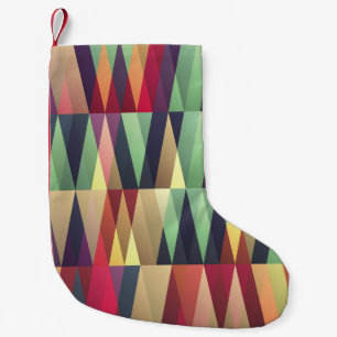 Seamless background with many trianglesstreet,art, small christmas stocking