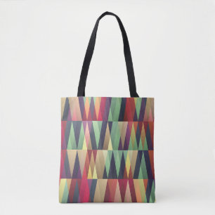 Seamless background with many trianglesstreet,art, tote bag