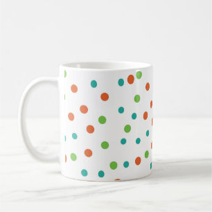 Seamless Background with polka dot pattern. Polka  Coffee Mug