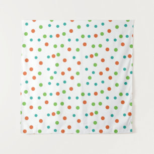 Seamless Background with polka dot pattern. Polka Tapestry