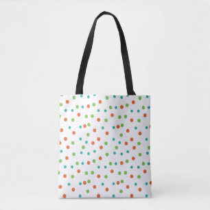 Seamless Background with polka dot pattern. Polka  Tote Bag