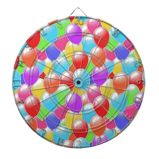 Seamless Balloons Dartboard (Front)