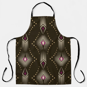 Seamless beautiful antique art deco pattern orname apron