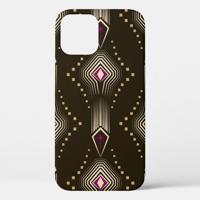Seamless beautiful antique art deco pattern orname Case-Mate iPhone case (Back)